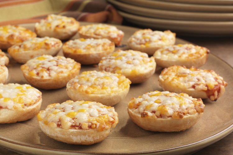 Bagels de pizza.