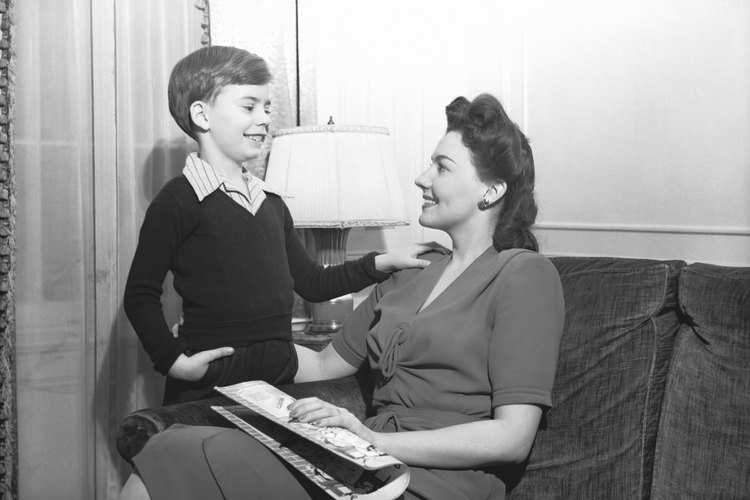 Niños en la década de 1950.