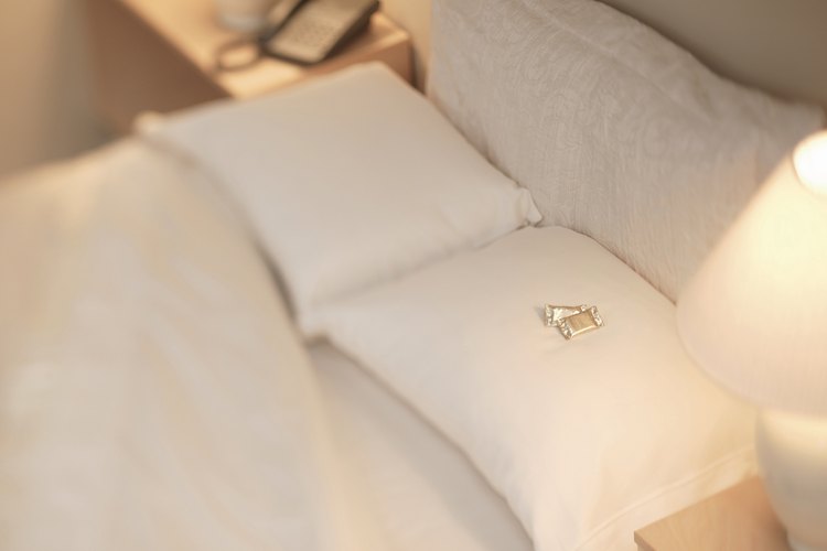 Las almohadas de plumas limpias agregarán comodidad a tu cama.