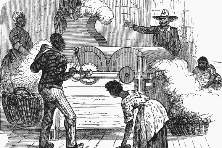 Una representación de los esclavos estadounidenses en 1860.