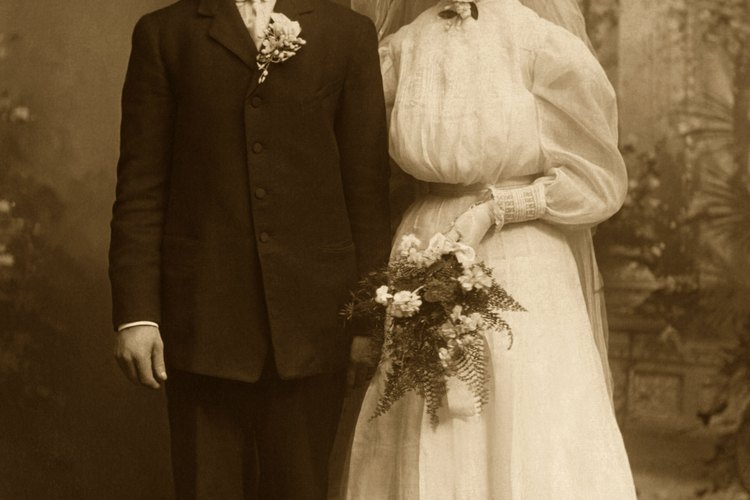 EL vestido de boda blanco no se volvió popular sino hasta 1840.