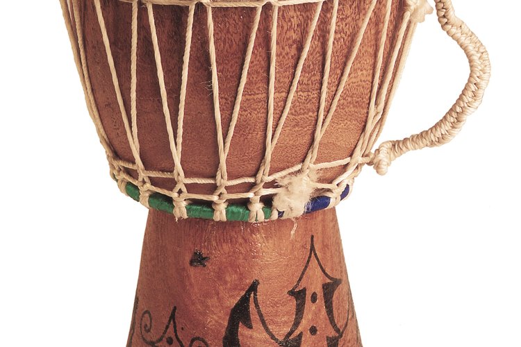 Tambor africano tradicional.