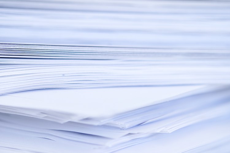 Haz tiras de papel