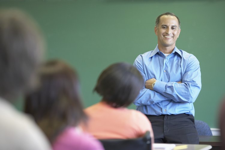 Profesor en una sala de clases