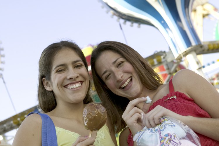 El zeppole generalmente se puede adquirir en los parques de diversiones.