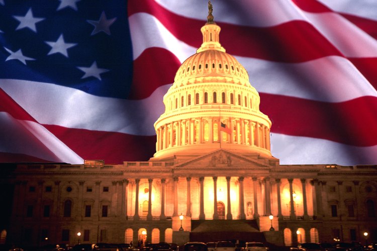 El Congreso sesiona en la capital de los Estados Unidos en Washington, D.C.