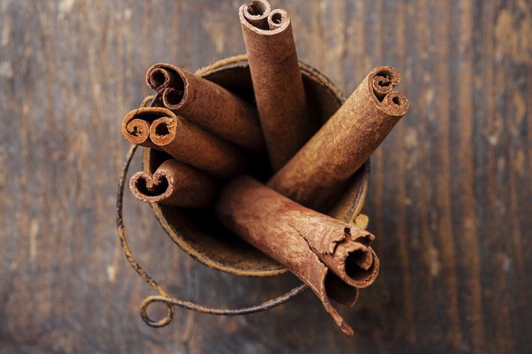 Varas de canela.