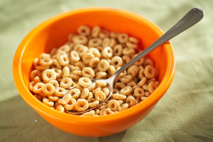 Cereales fortificados con hierro.