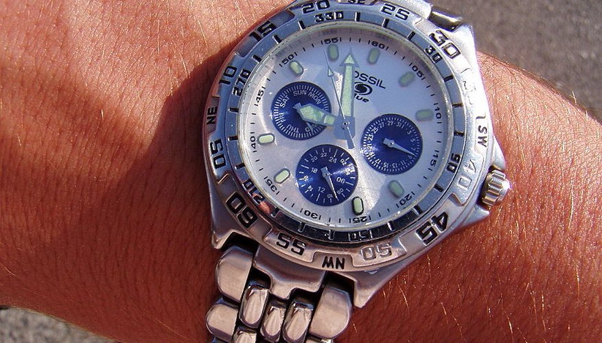 A classic Fossil watch.