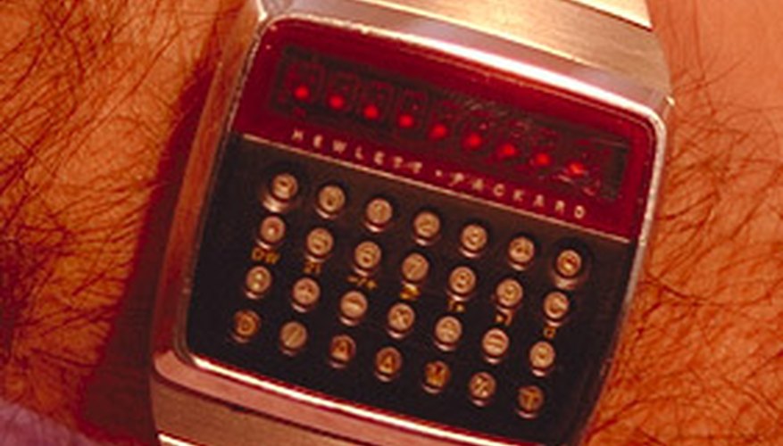 HP LED calculator watch of the 1970's