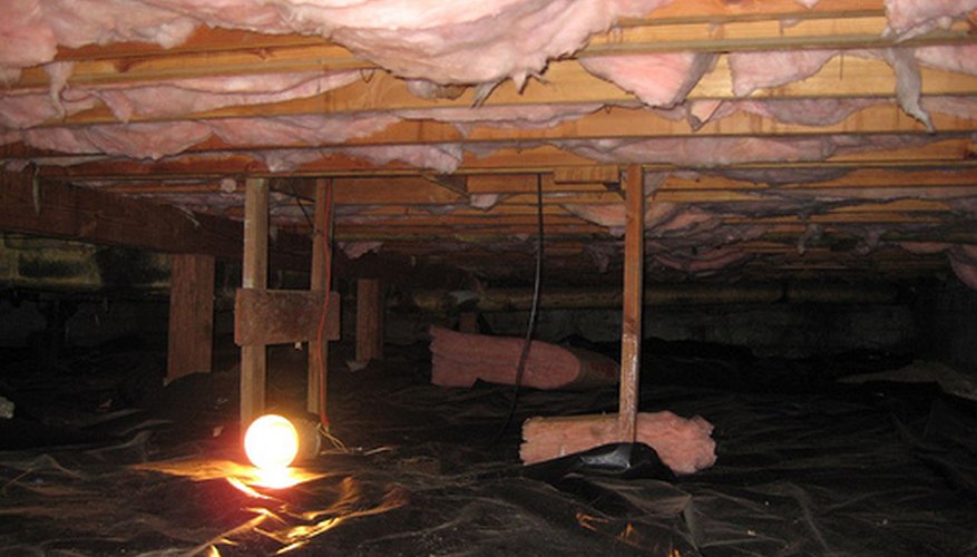A dark, cramped crawl space can be converted to a basement to expand your living space.