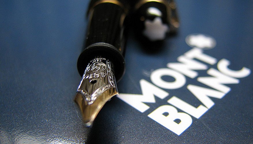 Montblanc nib discount identification