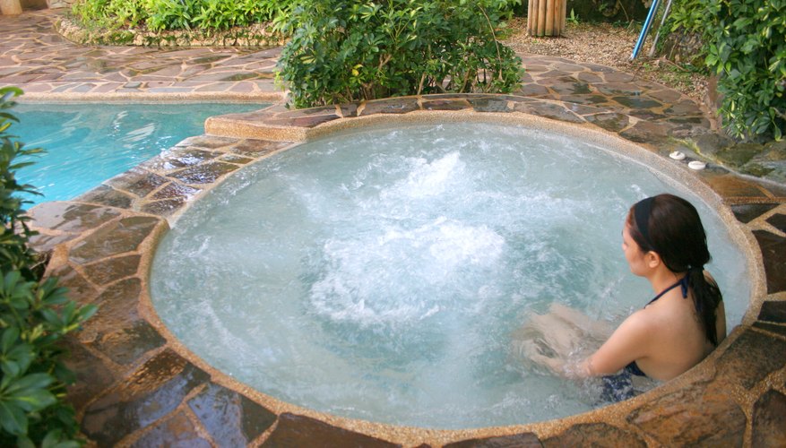 Homemade hot tub fragrance soothes and stimulates.