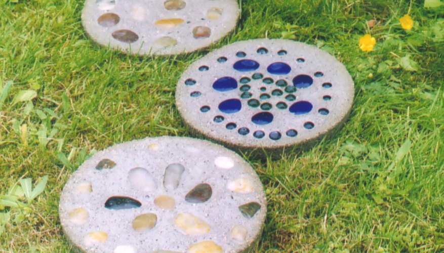 Fanciful stepping stones jazz up your garden.