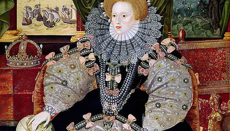 Ruffs were fashionable in the Elizabethan period.