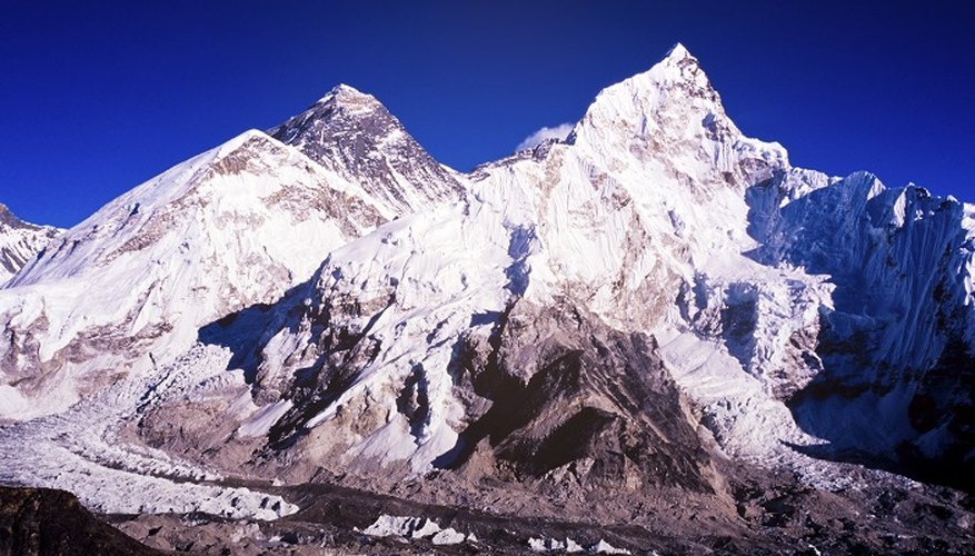 Reach for the heights with your own papier mache model of Mount Everest.