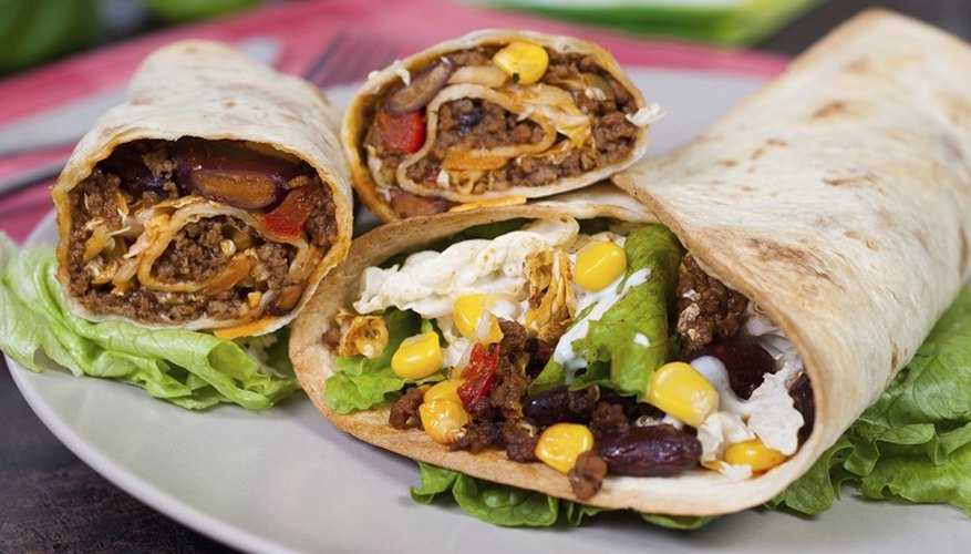A well wrapped fajita is easier to hold and eat.