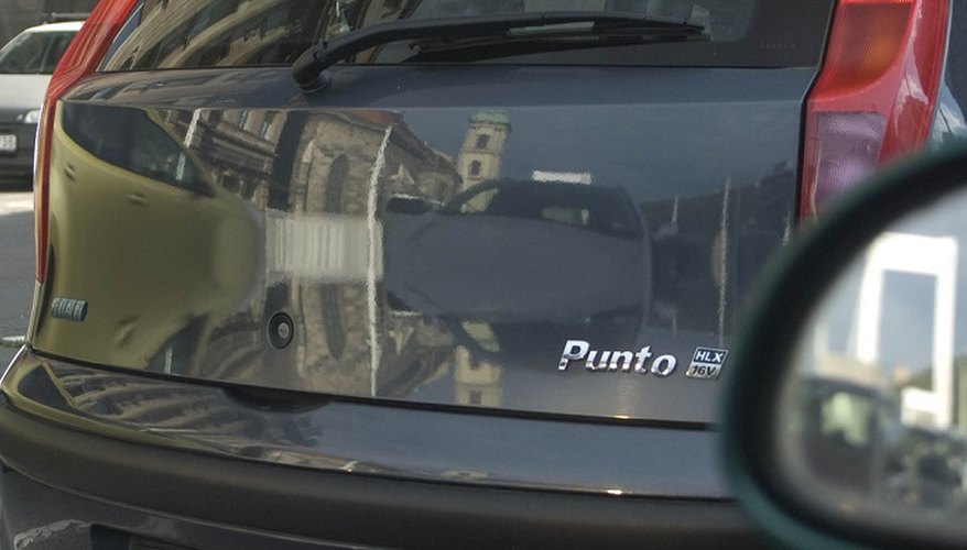 The oil in the Fiat Punto needs to be changed periodically