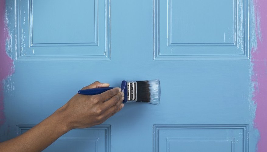 Smarten up your house by painting the doors.