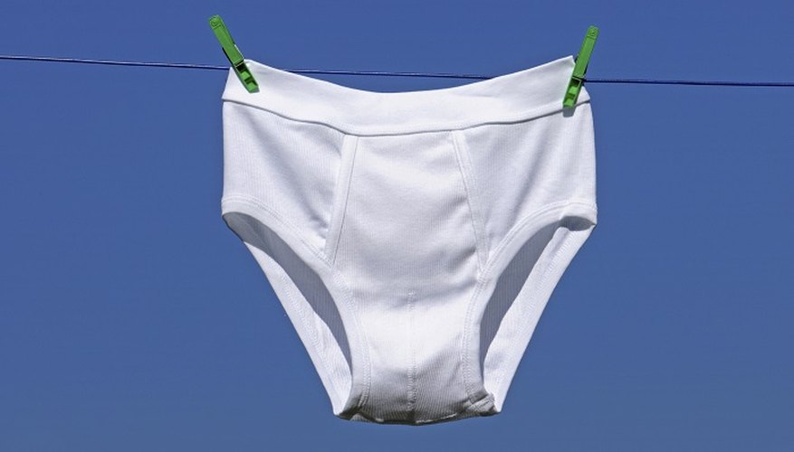 The best way to clean urine out of underwear