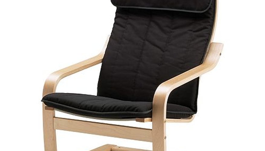 The Poang chair is made by Ikea.