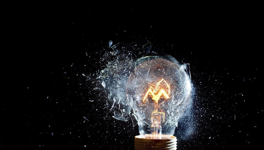 A light bulb can explode for several reasons.