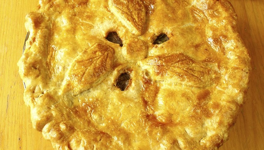 Traditional steak pies often make use of tougher cuts of meat.