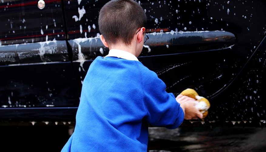 Get your child to wash your car if he wants to earn pocket money.