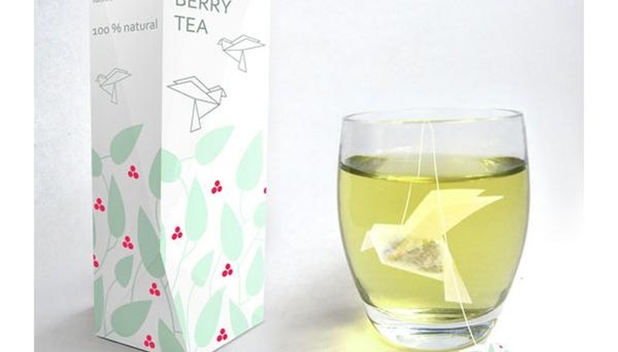Estas bolsitas para el té están basadas en principios de origami.