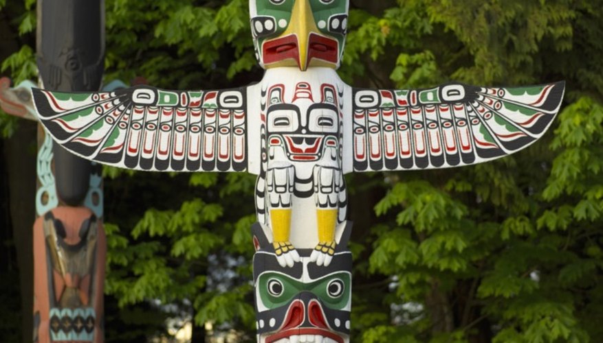 Totem poles are made by indigenous people of the Northwestern United States.