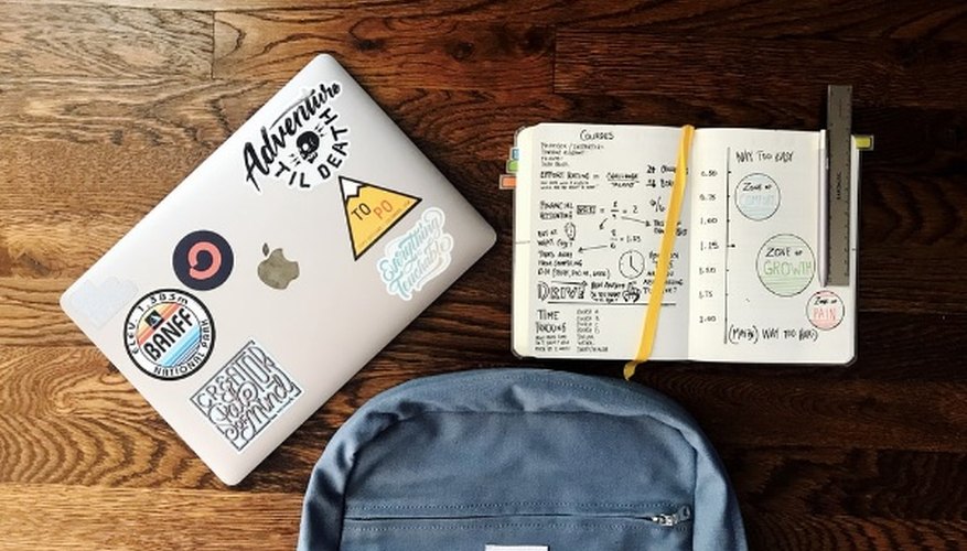 Flat lay photography of blue backpack beside book and silver macbook.jpg