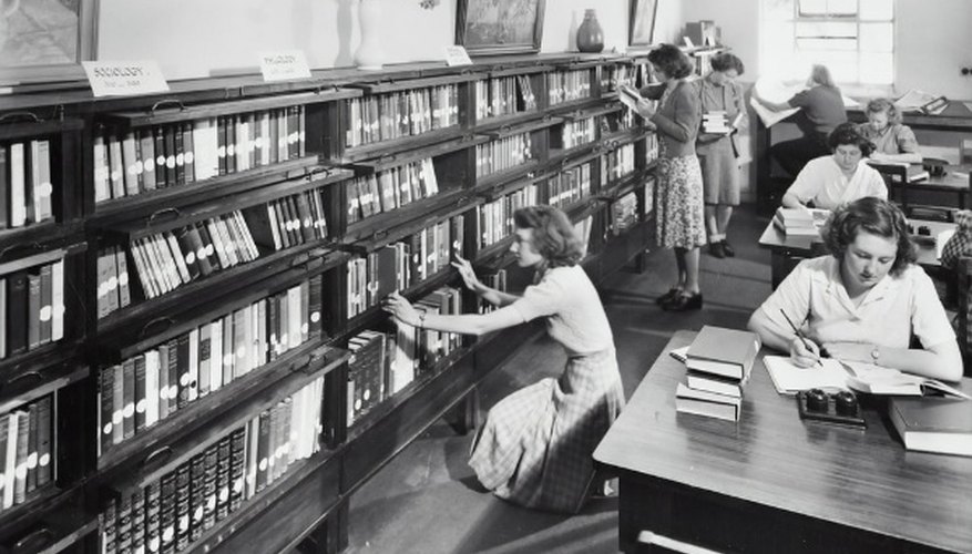 Vintage photo of women inside the library.jpg
