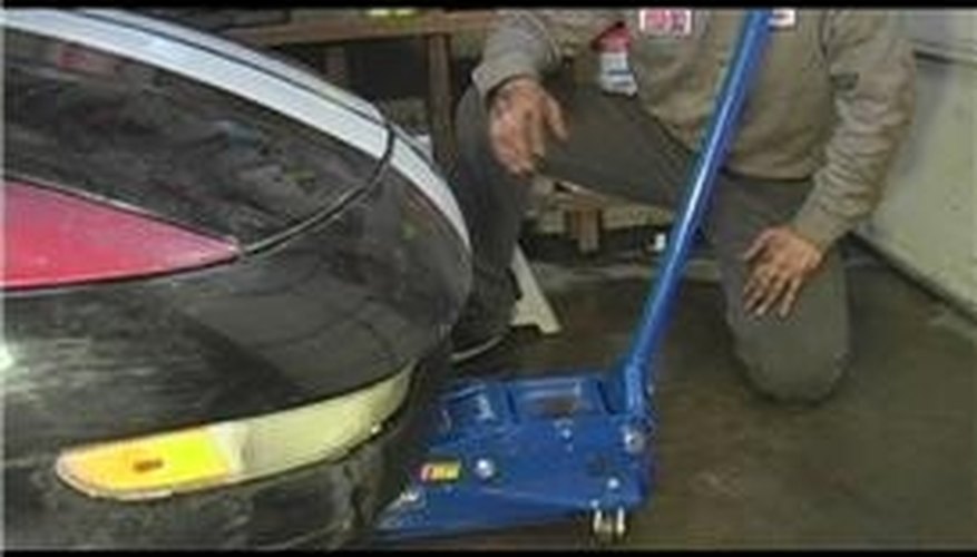Jacking Up Car to Change Transmission Fluid