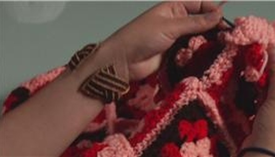 Crochet: Finish Attaching Bag Strap