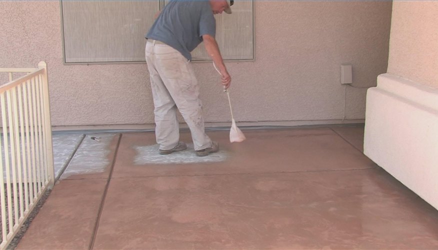 How to Color Concrete