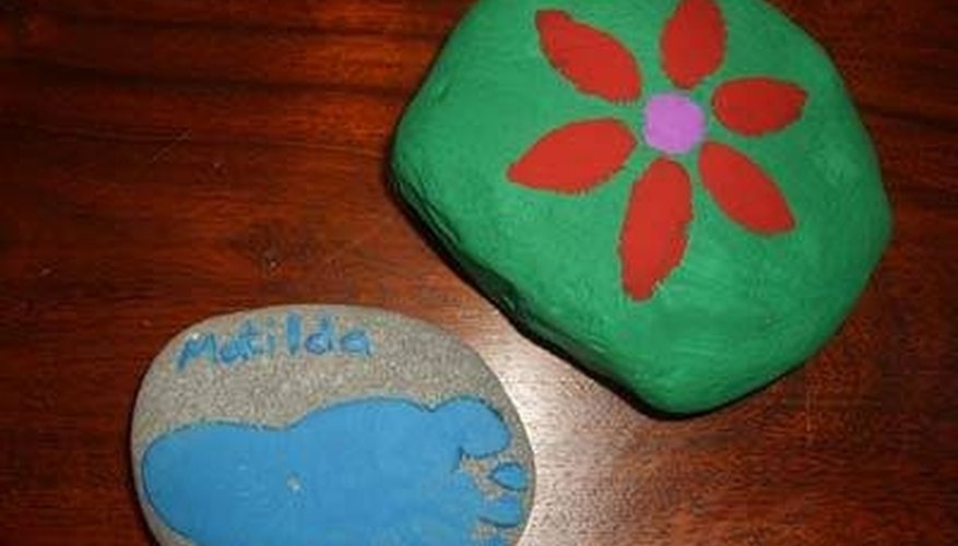Footprints and Painted Flower