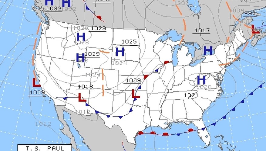 3 Types Of Weather Maps