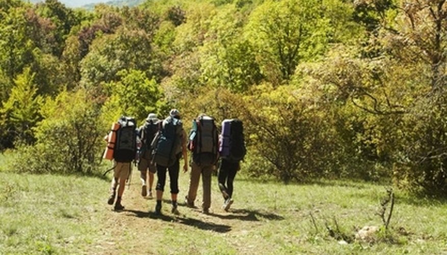 Photo Credit: Hiking image by Galyna Andrushko from <a href='http://www.fotolia.com'>Fotolia.com</a> Enjoy hiking trails at Fort McAllister Historic Park