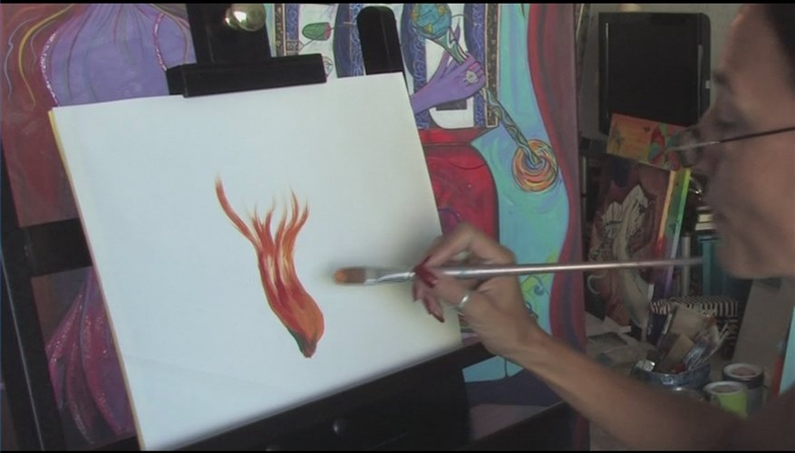 How to Paint Realistic Flames