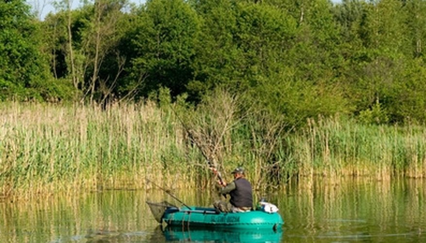 Photo Credit: fishing image by Zbigniew Nowak from <a href='http://www.fotolia.com'>Fotolia.com</a> There are many choices for lake fishing in Texas.