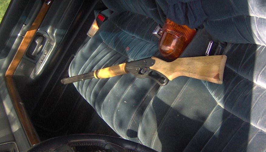 Wrong way to transport a gun.