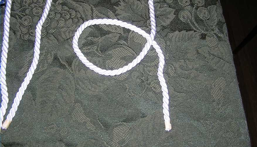 First loop of the carrick bend