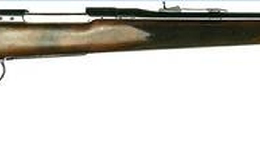 A .22LR bolt action rifle.