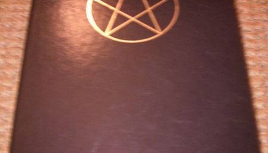 A journal used to create a Book of Shadows