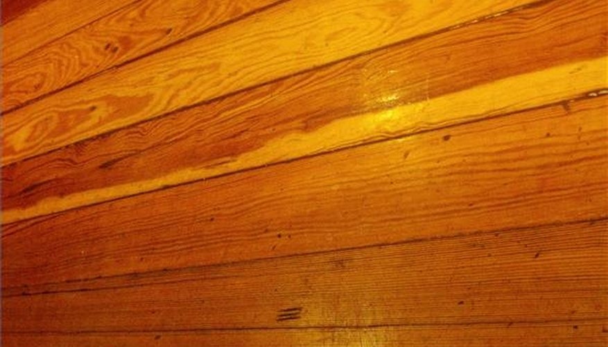 An example of pinewood flooring