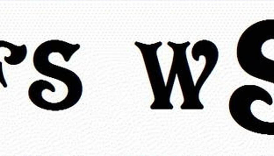 Three letter monograms