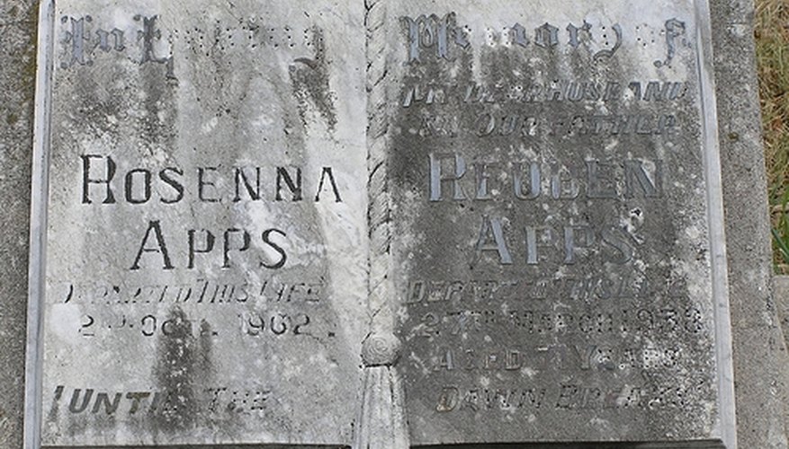 A bible shaped headstone is a good basis for a bible verse epitaph.