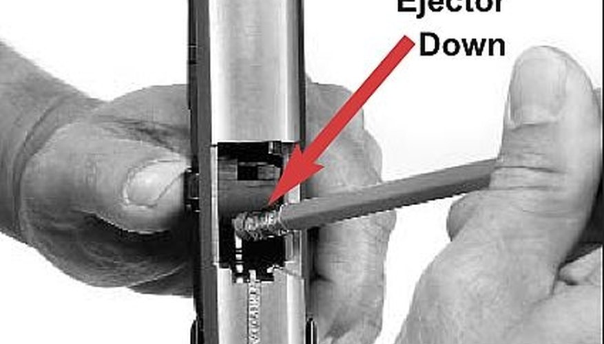 Push the Ejector Lever in its Locked Forward Position