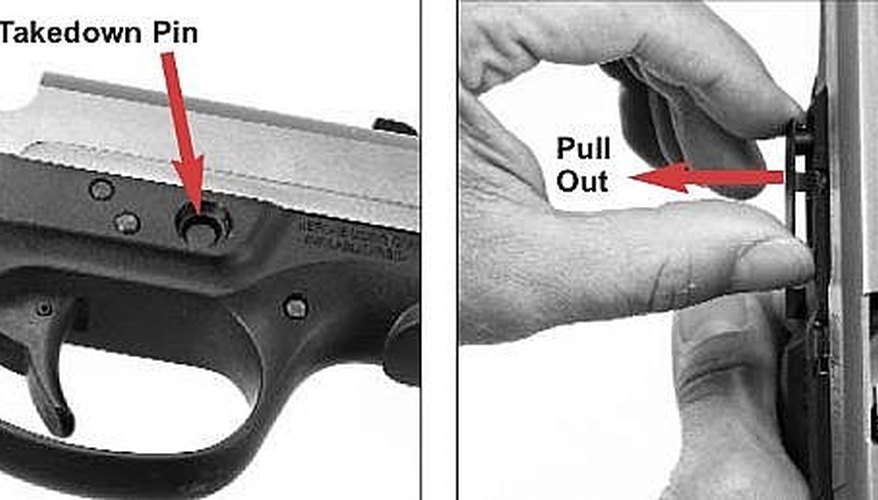 Push the Take Down pin Inward & Remove it From the Frame