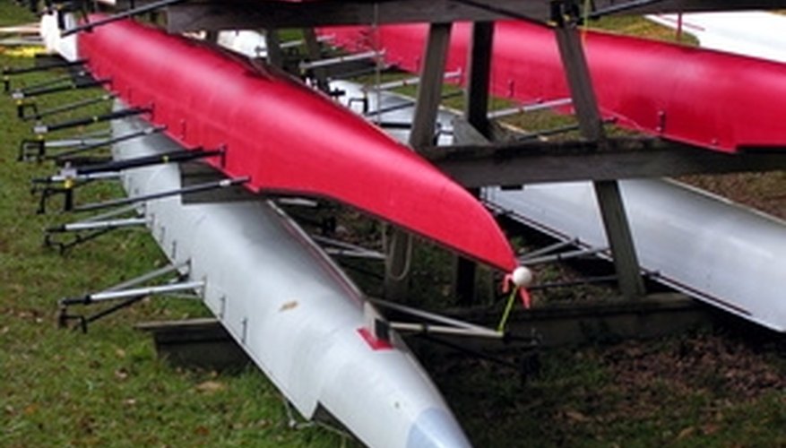 Photo Credit: sculls ready to go image by jimcox40 from <a href='http://www.fotolia.com'>Fotolia.com</a> Determine how many kayaks you wish to carry.